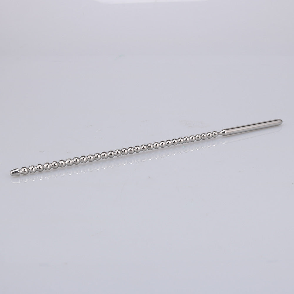 Male Urethral Sounding Kit Long Silicone Metal Penis Plug Stretcher for SM Play and Advanced Sensation