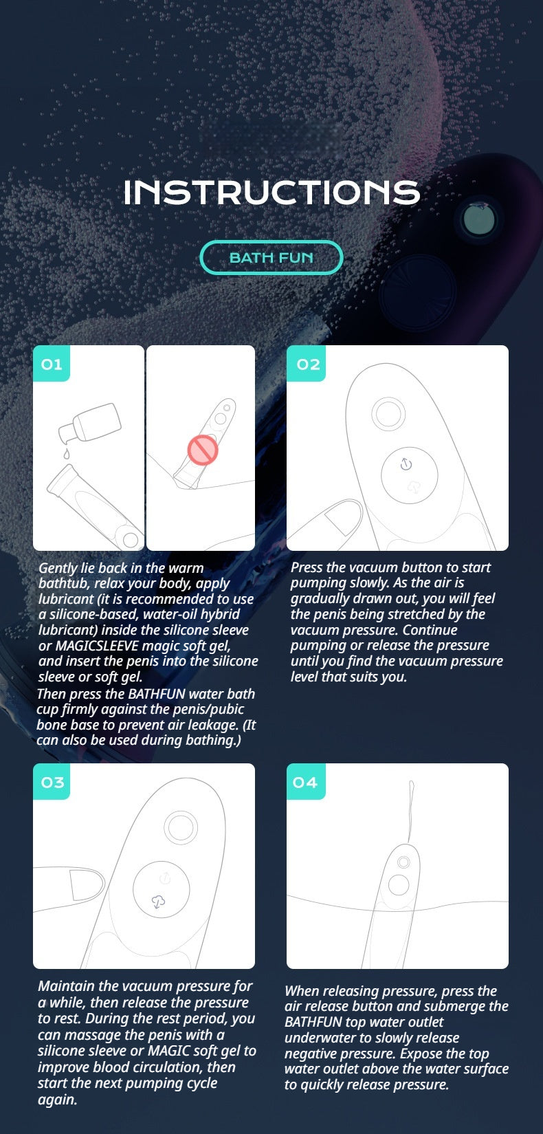 Premium Waterproof Penis Endurance Trainer Male Enhancement Device for Sensitivity Reduction and Extended Pleasure