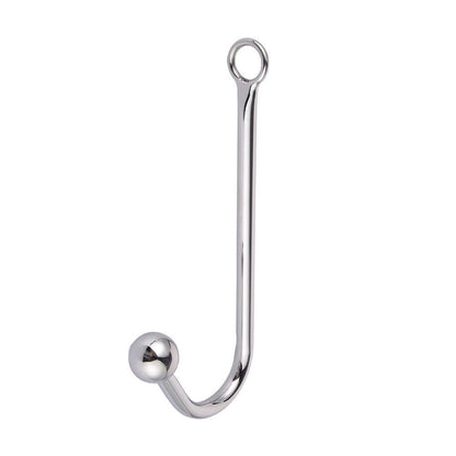 Stainless Steel Anal Hook Adult Toy Metal BDSM Sex Tool for Men Women with Single Ball Design Sensual Play and Beginner Safe Premium Quality
