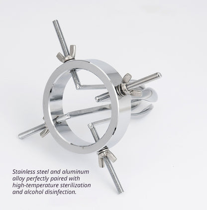 Metal Anal Expander for Men and Women SM Play Advanced Stainless Steel Butt Plug Kit with Vaginal Speculum Adult Sensual Toys
