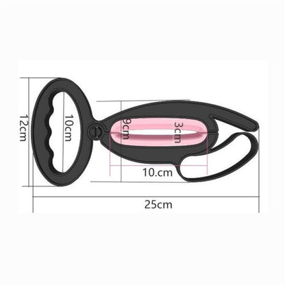 Male Penis Stretcher Enhancer Soft Silicone Cock Ring Locking Trainer for Men's Sexual Pleasure and Stamina Improvement