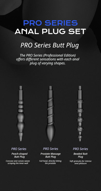 Advanced Anal Sex Toy for Men Rechargeable Waterproof Prostate Stimulator with Remote and Vibration Modes for Powerful Orgasms