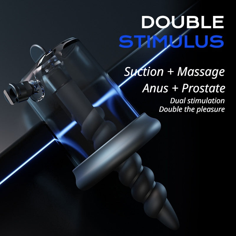 Advanced Anal Sex Toy for Men Rechargeable Waterproof Prostate Stimulator with Remote and Vibration Modes for Powerful Orgasms