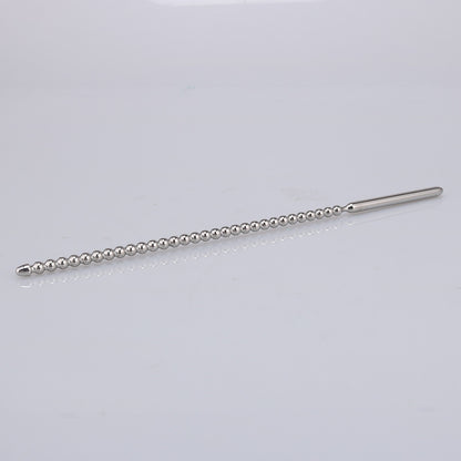 Male Urethral Sounding Kit Long Silicone Metal Penis Plug Stretcher for SM Play and Advanced Sensation