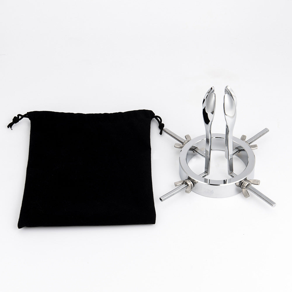 Metal Anal Expander for Men and Women SM Play Advanced Stainless Steel Butt Plug Kit with Vaginal Speculum Adult Sensual Toys