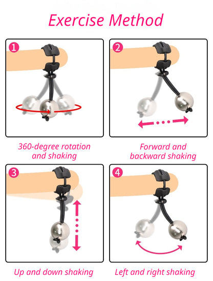 Premium Weighted Penis Ring Men's Cock Ring for Erection Support Endurance Training and Sexual Performance Enhancer Adult Sex Toy for Intimacy