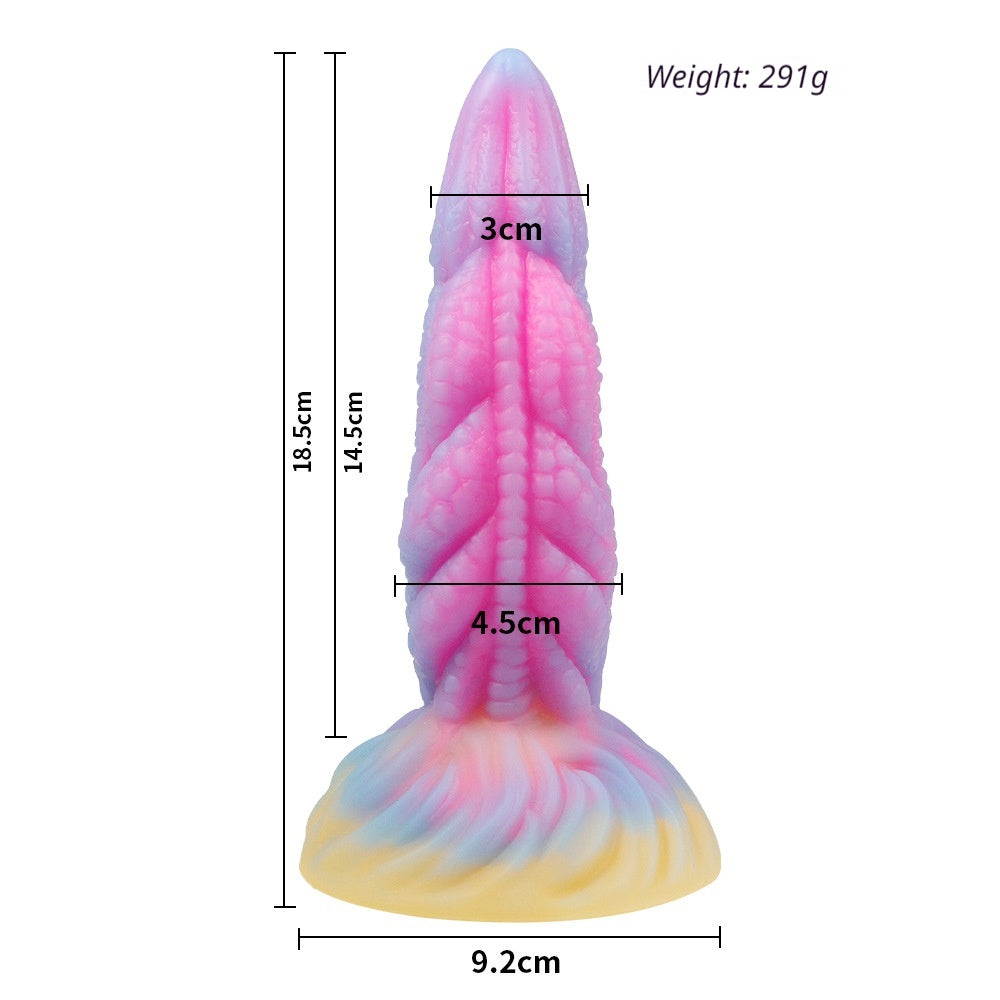 Glow in The Dark Platinum Silicone Dildo for Women Adult Sex Toys Extra Large Realistic Penis Vibrator for G Spot Clitoral Stimulation