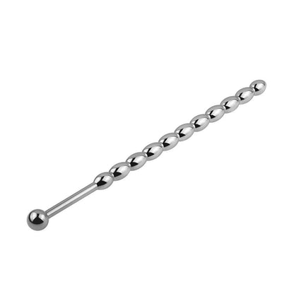 Stainless Steel Urethral Sounding Plug with Gourd Beads Metal Urethral Dilator for Men Advanced Masturbation Expansion Kit 903