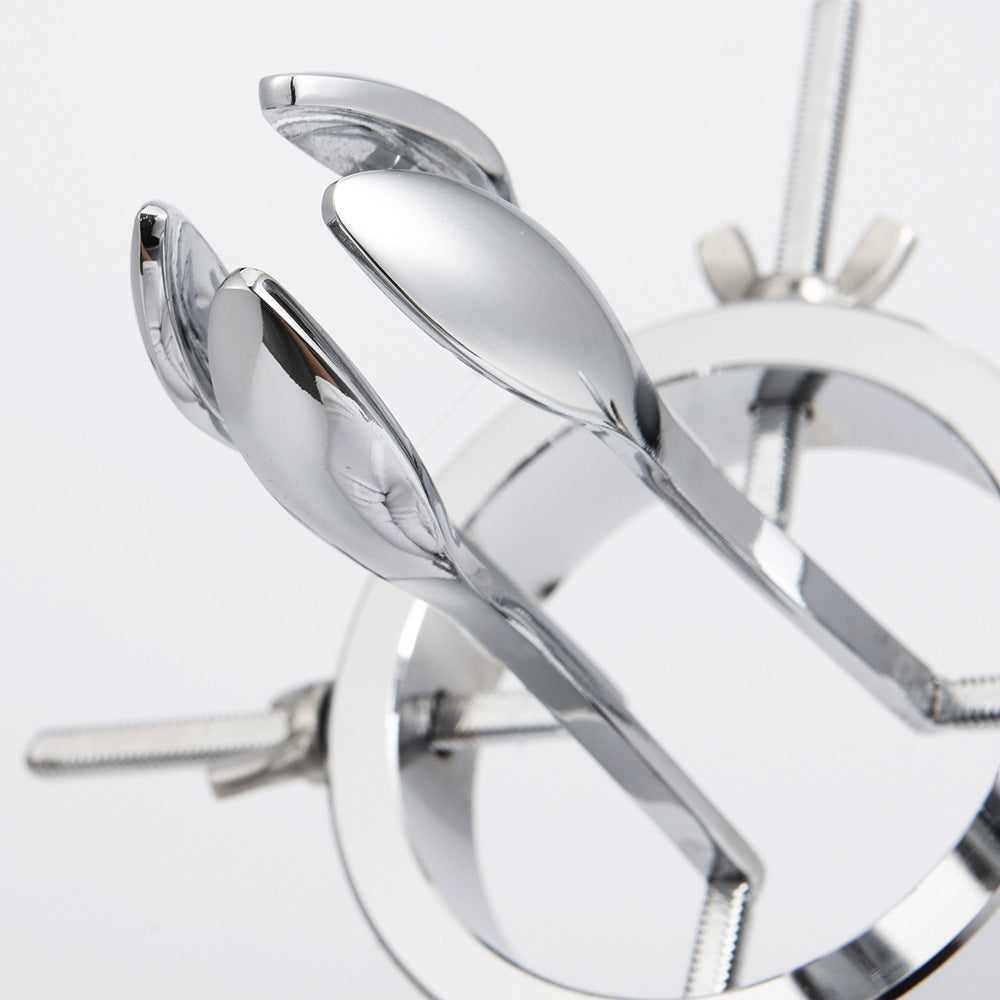 Metal Anal Expander for Men and Women SM Play Advanced Stainless Steel Butt Plug Kit with Vaginal Speculum Adult Sensual Toys