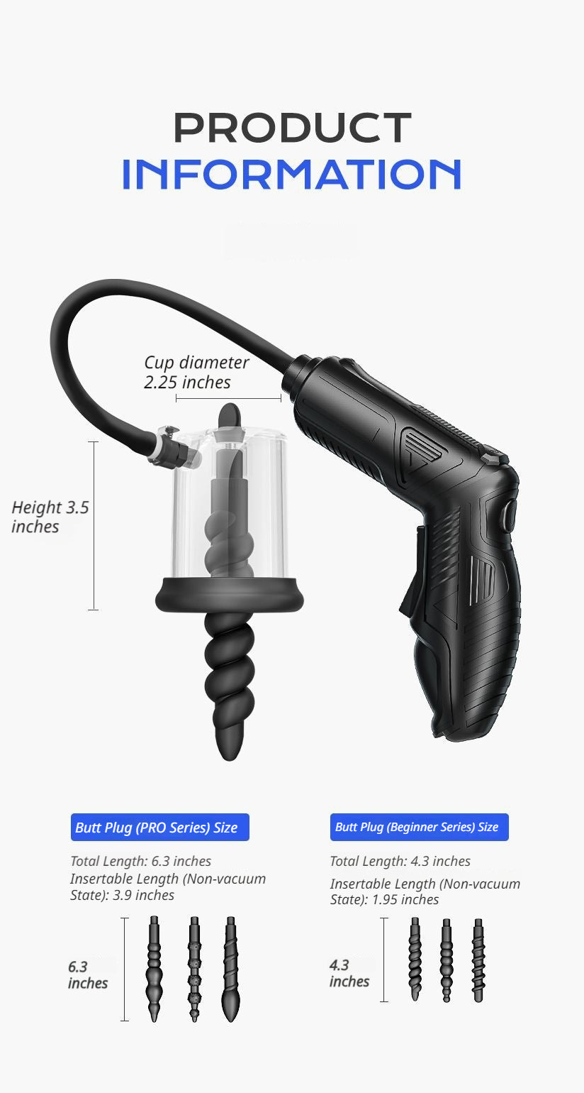 Advanced Anal Sex Toy for Men Rechargeable Waterproof Prostate Stimulator with Remote and Vibration Modes for Powerful Orgasms