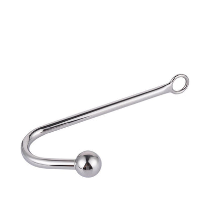 Stainless Steel Anal Hook Adult Toy Metal BDSM Sex Tool for Men Women with Single Ball Design Sensual Play and Beginner Safe Premium Quality