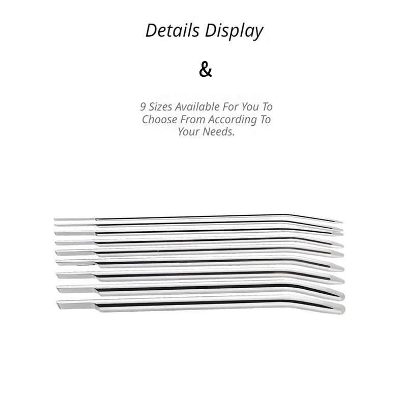 Premium 304 Stainless Steel Urethral Sounding Rod Metal Penis Plug Dilator for Men Adult Sensual Play Stretching Expansion and Masturbation Enhancement