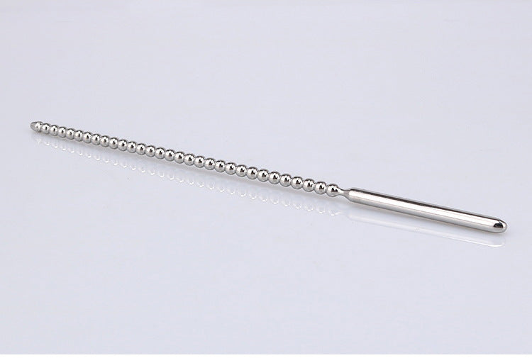 Male Urethral Sounding Kit Long Silicone Metal Penis Plug Stretcher for SM Play and Advanced Sensation