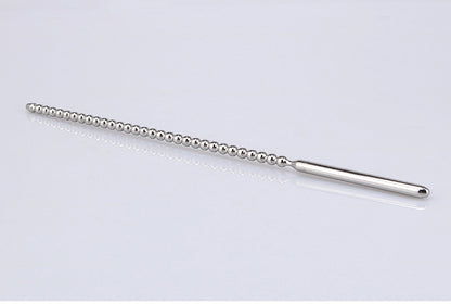 Male Urethral Sounding Kit Long Silicone Metal Penis Plug Stretcher for SM Play and Advanced Sensation