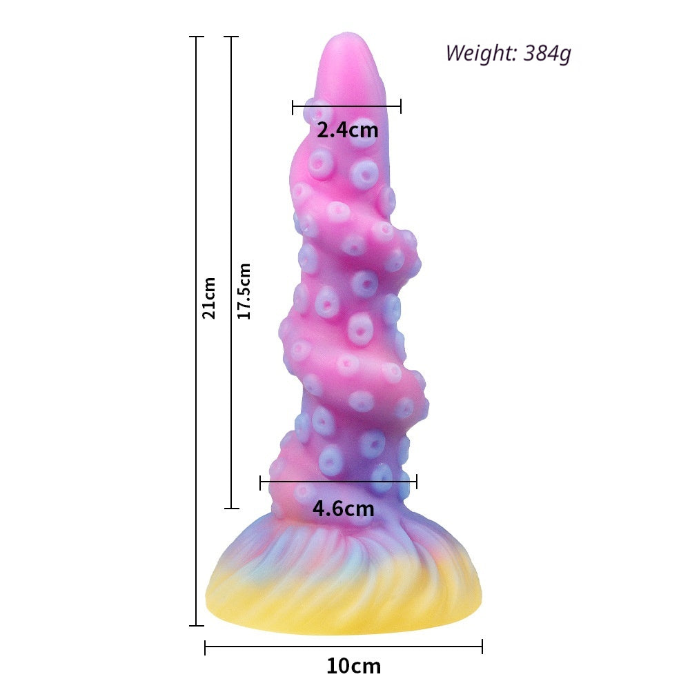 Glow in The Dark Platinum Silicone Dildo for Women Adult Sex Toys Extra Large Realistic Penis Vibrator for G Spot Clitoral Stimulation