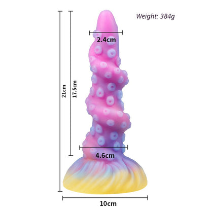 Glow in The Dark Platinum Silicone Dildo for Women Adult Sex Toys Extra Large Realistic Penis Vibrator for G Spot Clitoral Stimulation