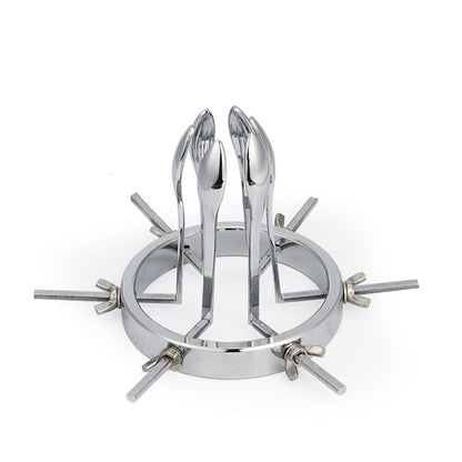 Metal Anal Expander for Men and Women SM Play Advanced Stainless Steel Butt Plug Kit with Vaginal Speculum Adult Sensual Toys