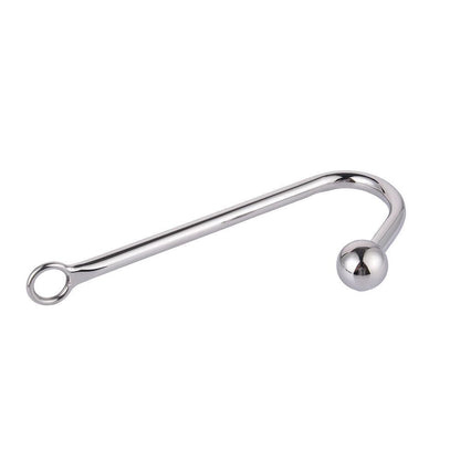 Stainless Steel Anal Hook Adult Toy Metal BDSM Sex Tool for Men Women with Single Ball Design Sensual Play and Beginner Safe Premium Quality