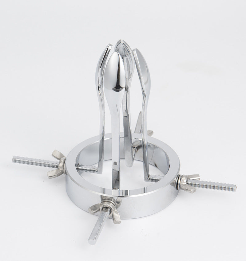 Metal Anal Expander for Men and Women SM Play Advanced Stainless Steel Butt Plug Kit with Vaginal Speculum Adult Sensual Toys