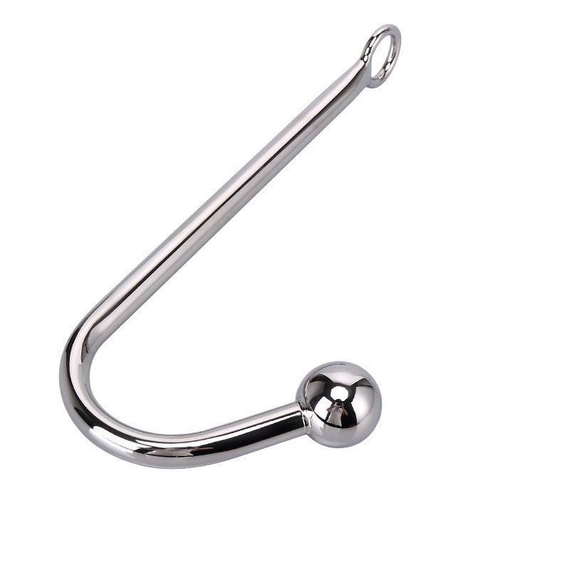 Stainless Steel Anal Hook Adult Toy Metal BDSM Sex Tool for Men Women with Single Ball Design Sensual Play and Beginner Safe Premium Quality