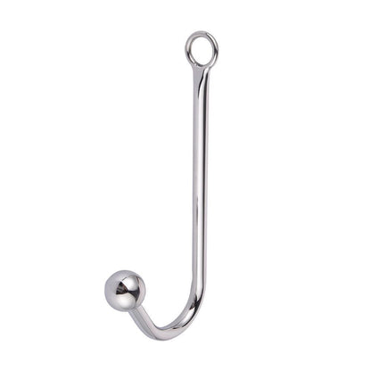 Stainless Steel Anal Hook Adult Toy Metal BDSM Sex Tool for Men Women with Single Ball Design Sensual Play and Beginner Safe Premium Quality