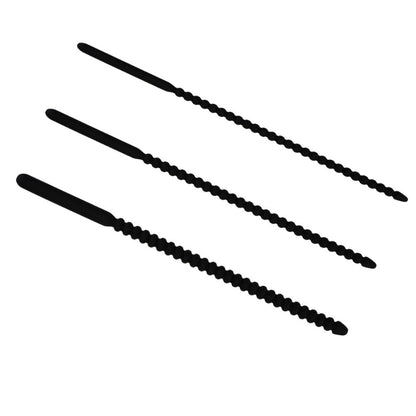 Male Urethral Sounding Kit Long Silicone Metal Penis Plug Stretcher for SM Play and Advanced Sensation