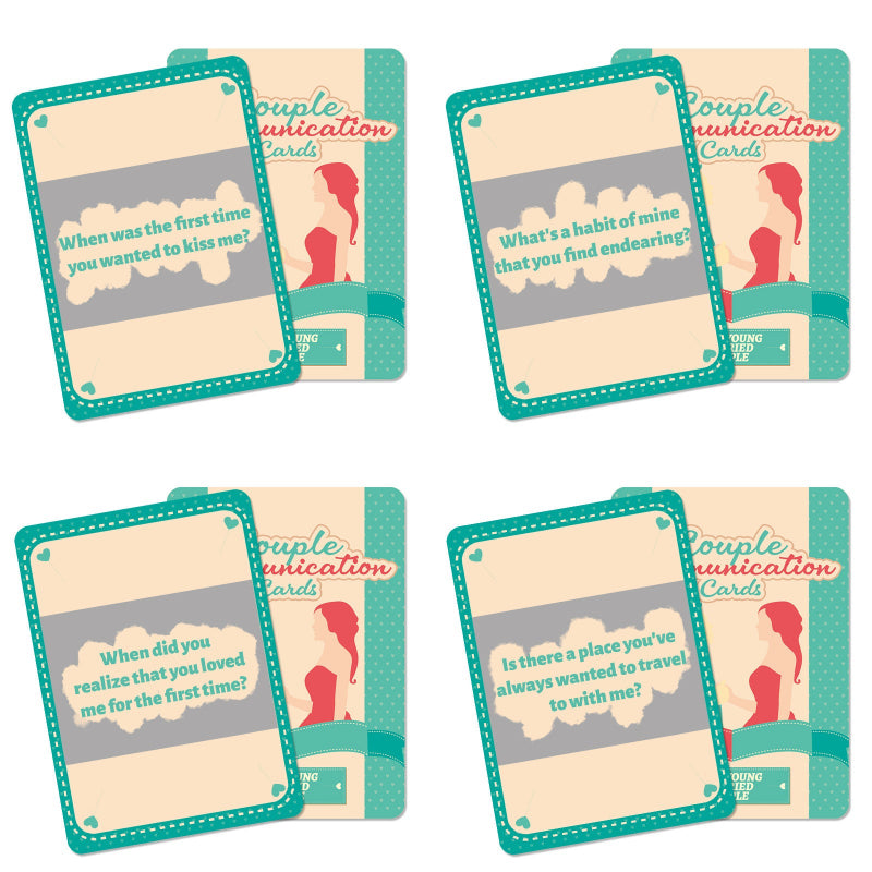 2Pcs 46 Sheets Date Night Scratch Off Cards for Couples Fun Interactive Games Romantic Relationship Card Games for Couples