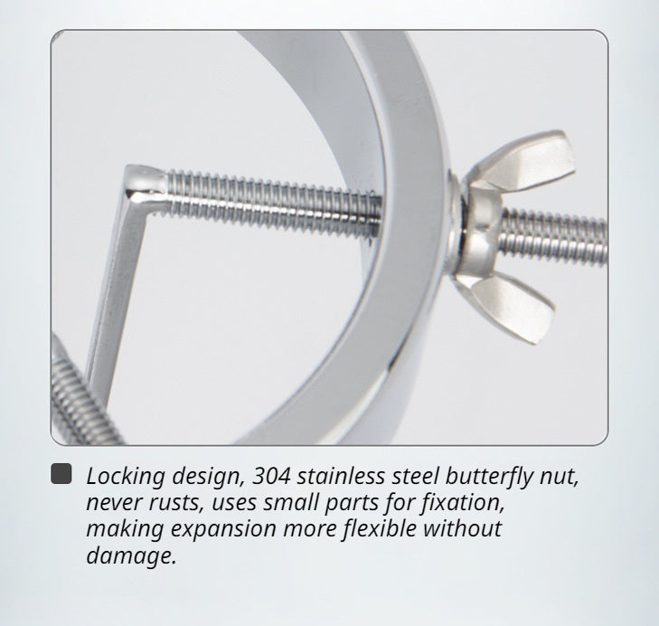 Metal Anal Expander for Men and Women SM Play Advanced Stainless Steel Butt Plug Kit with Vaginal Speculum Adult Sensual Toys