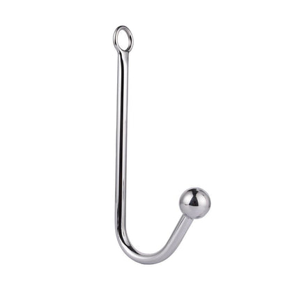 Stainless Steel Anal Hook Adult Toy Metal BDSM Sex Tool for Men Women with Single Ball Design Sensual Play and Beginner Safe Premium Quality