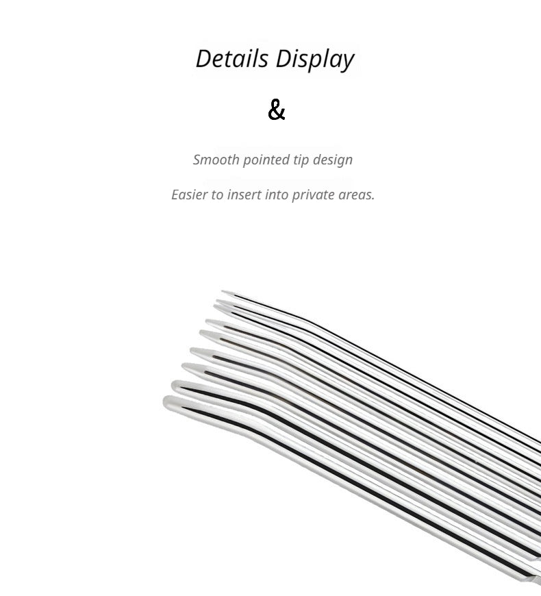 Premium 304 Stainless Steel Urethral Sounding Rod Metal Penis Plug Dilator for Men Adult Sensual Play Stretching Expansion and Masturbation Enhancement
