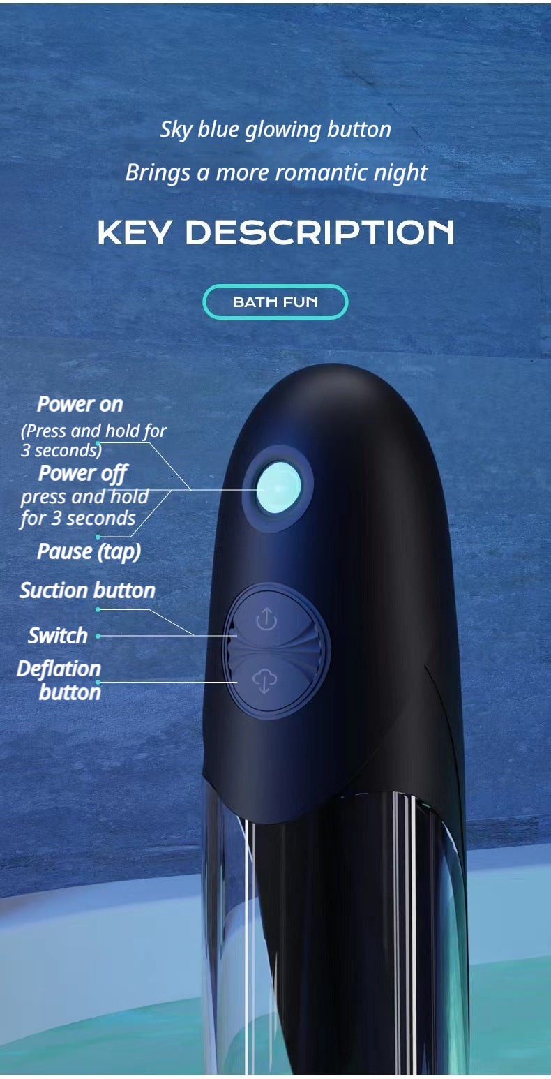 Premium Waterproof Penis Endurance Trainer Male Enhancement Device for Sensitivity Reduction and Extended Pleasure